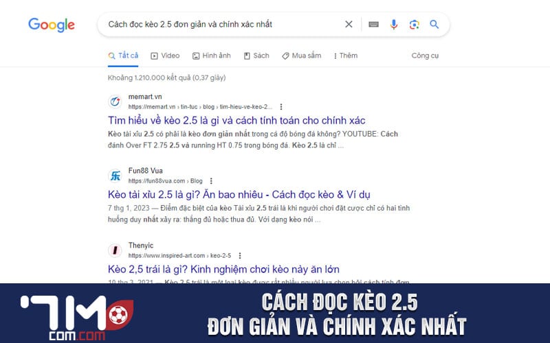 Cách đọc kèo 2.5 đơn giản và chính xác nhất 
